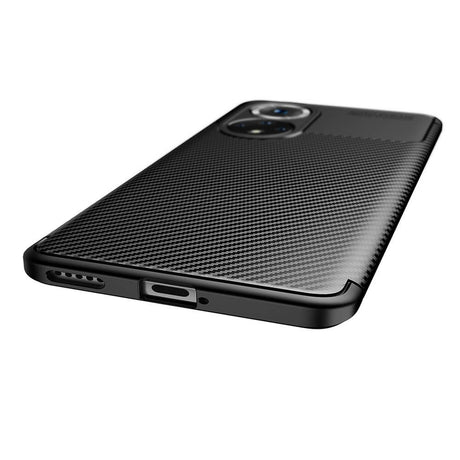 Силиконов Калъф за Huawei Nova 9, New Carbon Case, Черен (4)
