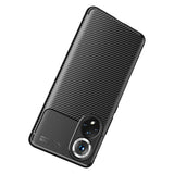 Силиконов Калъф за Huawei Nova 9, New Carbon Case, Черен (3)
