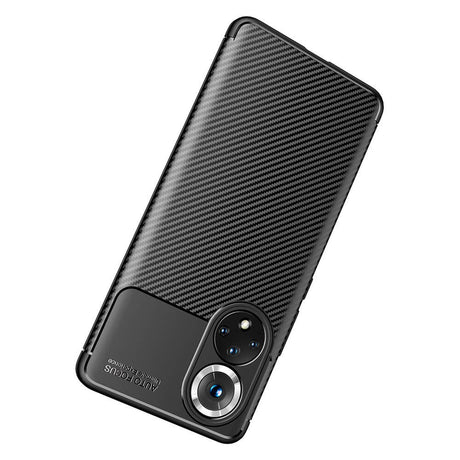 Силиконов Калъф за Huawei Nova 9, New Carbon Case, Черен (3)