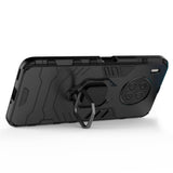 Калъф със Стойка-Пръстен за Huawei Nova 8i, Kickstand Armor Case, Черен (3)