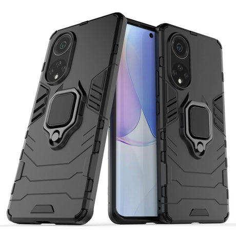 Калъф със Стойка-Пръстен за Huawei Nova 9, Kickstand Armor Case, Черен