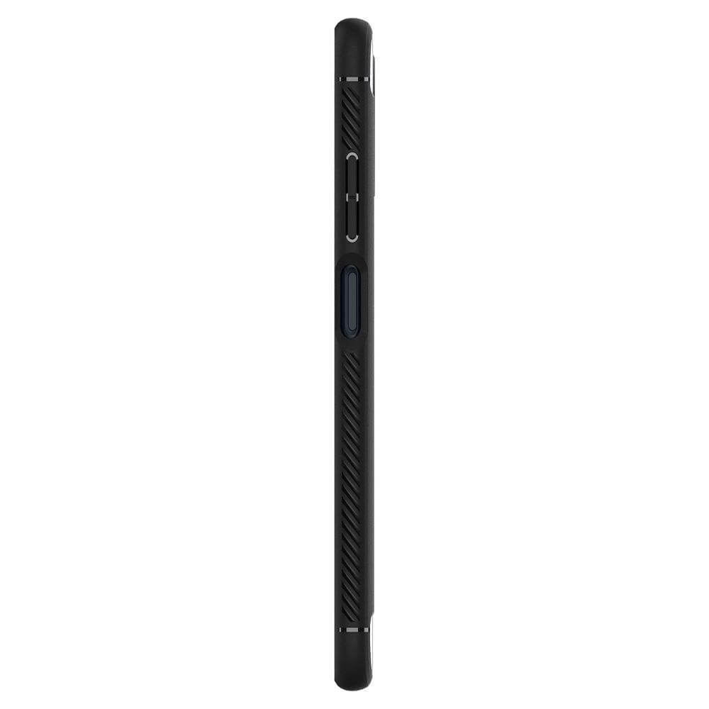 Противоударен Калъф за Xiaomi Redmi Note 9T, Spigen Rugged Armor Case, Черен (5)