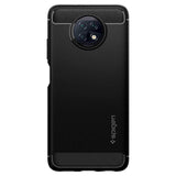 Противоударен Калъф за Xiaomi Redmi Note 9T, Spigen Rugged Armor Case, Черен (2)