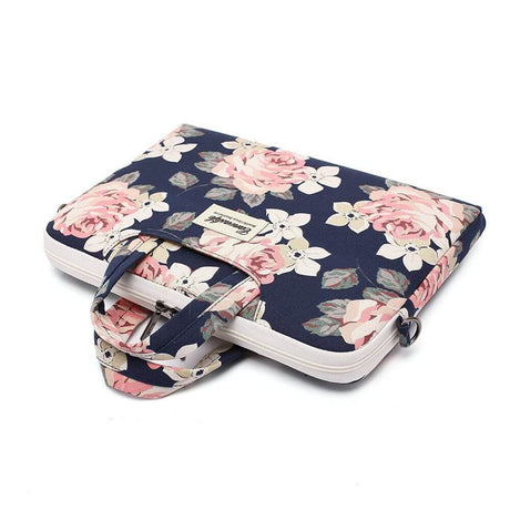 Дамска Чанта за Лаптоп 13-14", Canvaslife Rose Briefcase, Син (2)