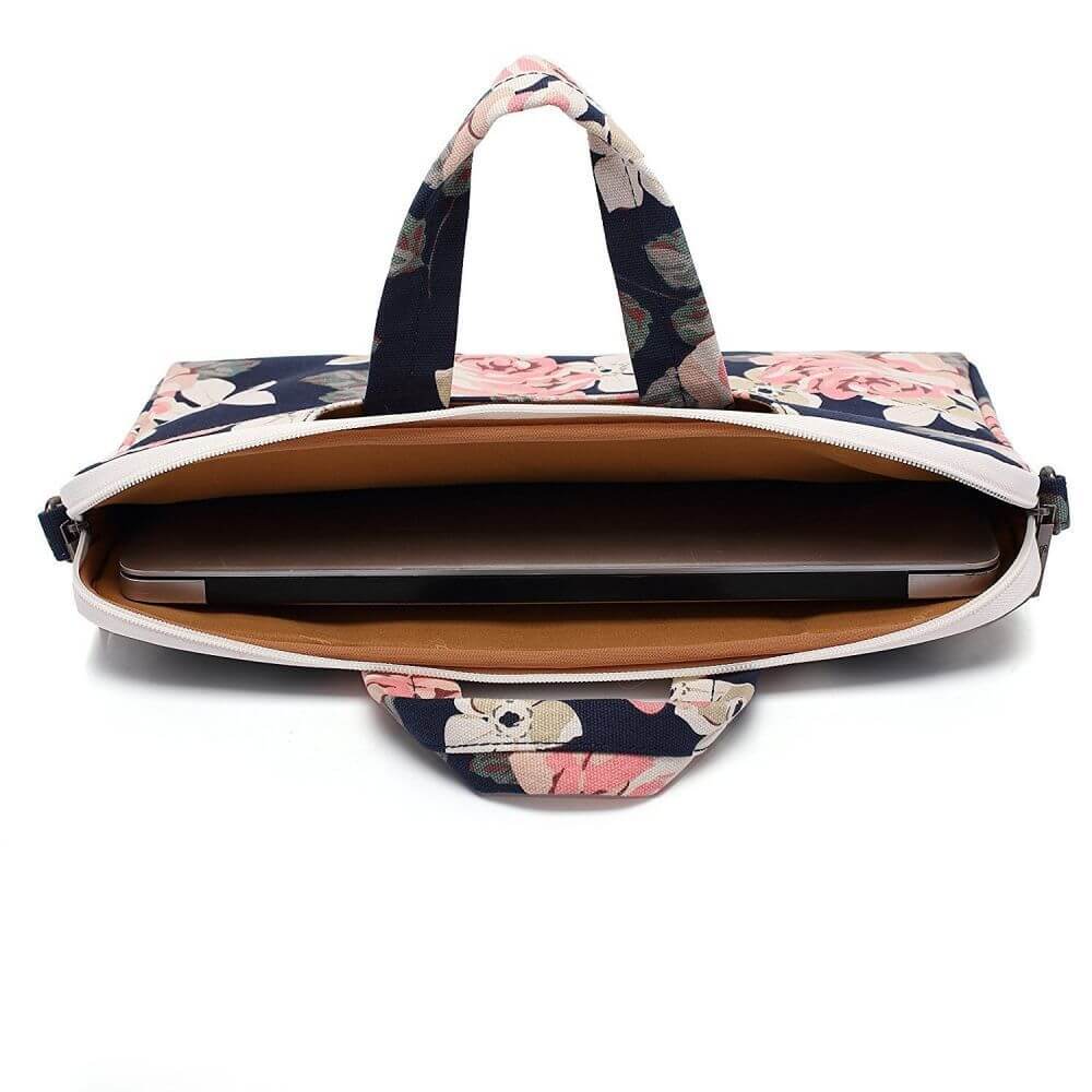Дамска Чанта за Лаптоп 13-14", Canvaslife Rose Briefcase, Син (3)
