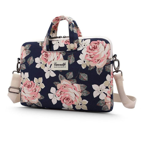 Дамска Чанта за Лаптоп 15-16", Canvaslife Rose Briefcase, Син