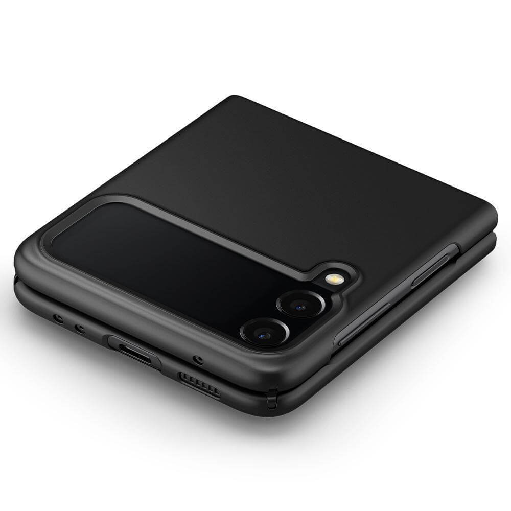 Тънък Матов Калъф за Samsung Z Flip 3, Spigen Air Skin Case, Черен (6)