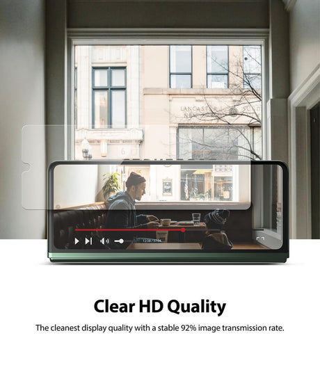 Стъклен Протектор за Samsung Z Fold 3, Ringke ID Glass, Прозрачен (6)