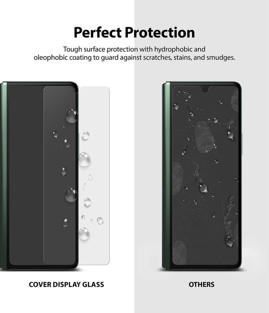 Стъклен Протектор за Samsung Z Fold 3, Ringke ID Glass, Прозрачен (3)