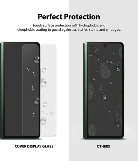 Стъклен Протектор за Samsung Z Fold 3, Ringke ID Glass, Прозрачен (3)