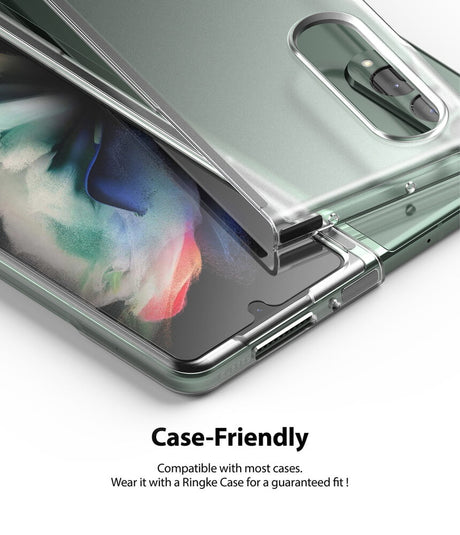 Стъклен Протектор за Samsung Z Fold 3, Ringke ID Glass, Прозрачен (4)