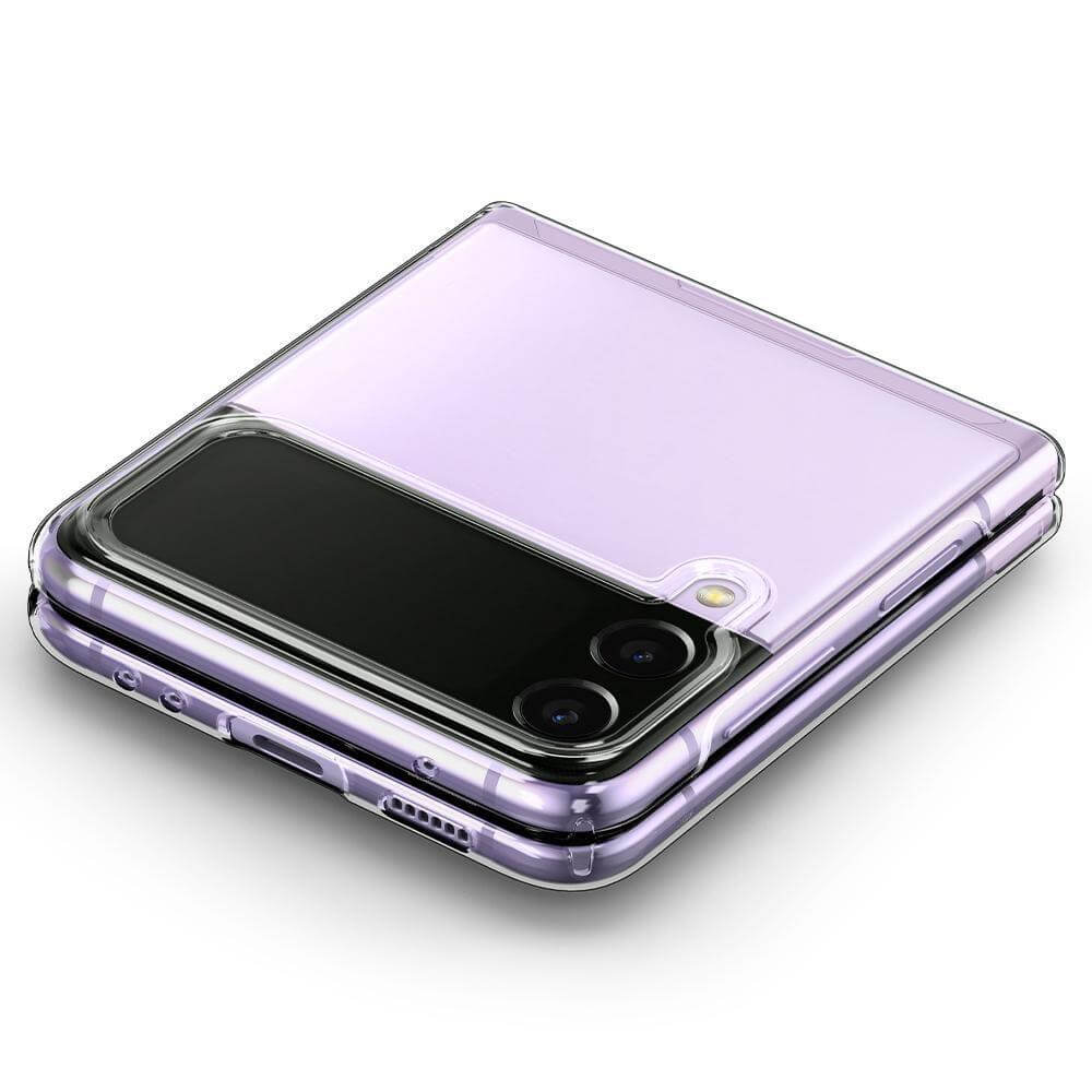 Тънък Калъф за Samsung Z Flip 3, Spigen Air Skin Case, Прозрачен (3)
