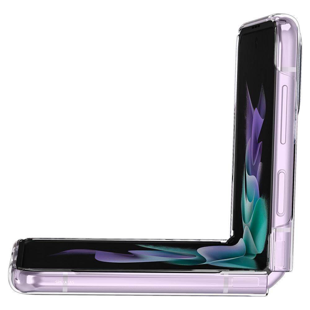 Тънък Калъф за Samsung Z Flip 3, Spigen Air Skin Case, Прозрачен (6)