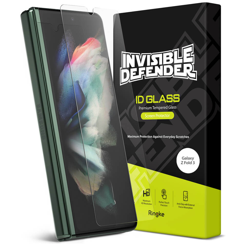 Стъклен Протектор за Samsung Z Fold 3, Ringke ID Glass, Прозрачен