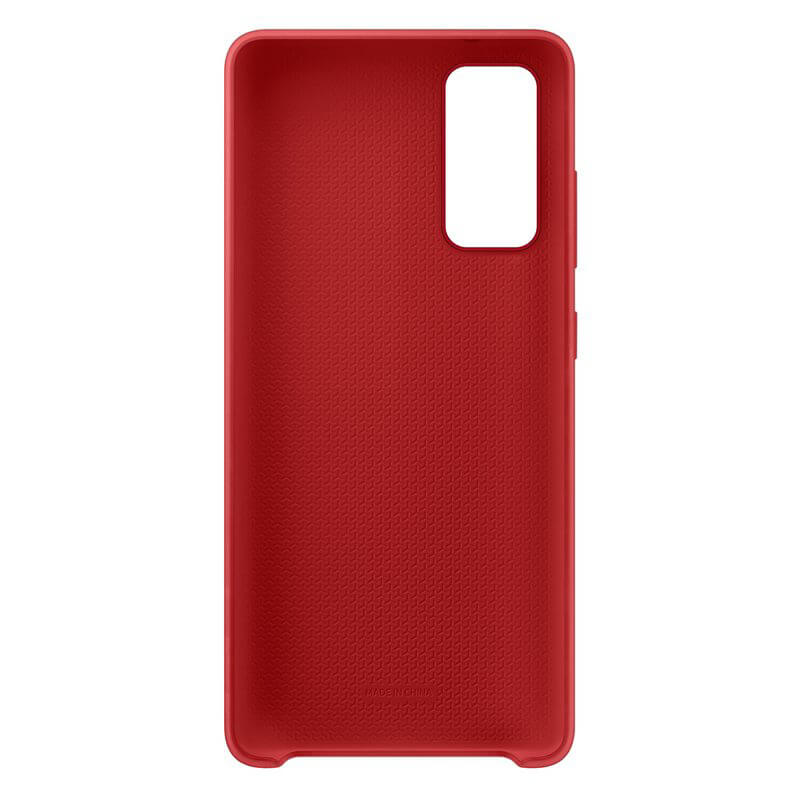 Оригинален Силиконов Калъф за Samsung S20 FE, Silicone Cover Case EF-PG780TRE, Червен (4)