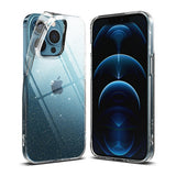 Противоударен Блестящ Калъф за iPhone 13 Pro, Ringke Air Glitter Case, Прозрачен
