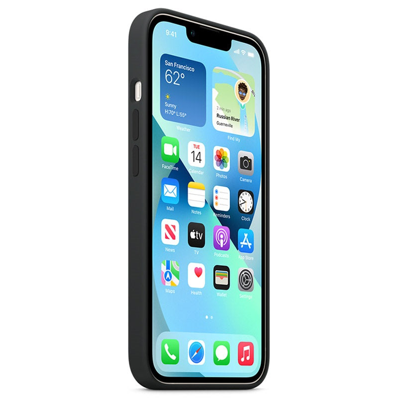 Оригинален Силиконов Калъф за Apple iPhone 13, Silicone Magsafe Case MM2A3ZM/A, Черен (3)