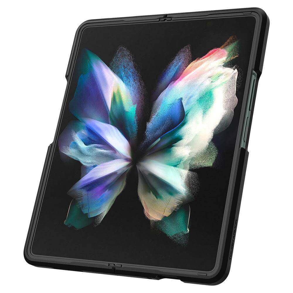 Противоударен Калъф за Samsung Z Fold 3, Spigen Tough Armor Case, Черен (5)