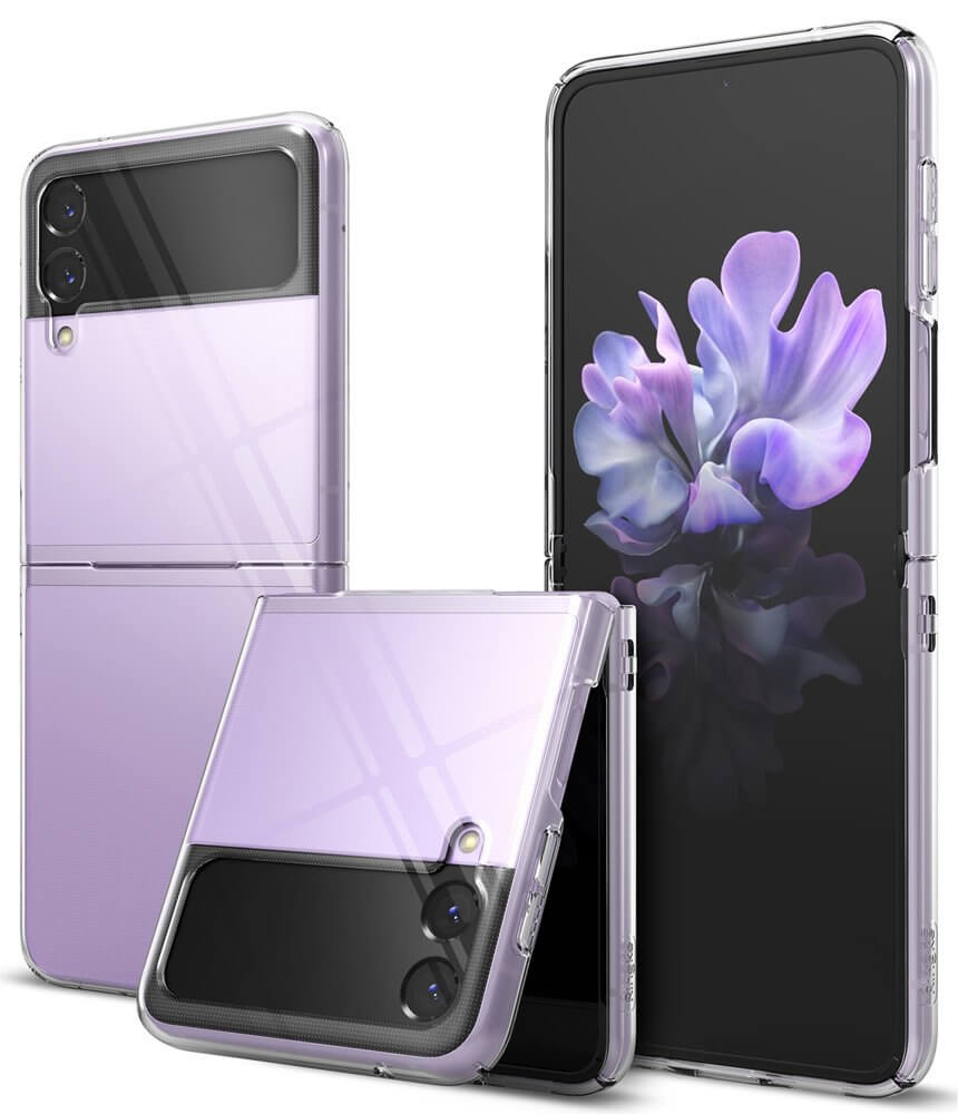 Поликарбонатен Калъф за Samsung Z Flip 3, Ringke Ultra-Thin Case, Прозрачен (2)