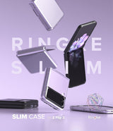 Поликарбонатен Калъф за Samsung Z Flip 3, Ringke Ultra-Thin Case, Прозрачен (7)