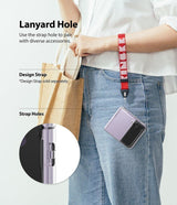 Поликарбонатен Калъф за Samsung Z Flip 3, Ringke Ultra-Thin Case, Прозрачен (3)