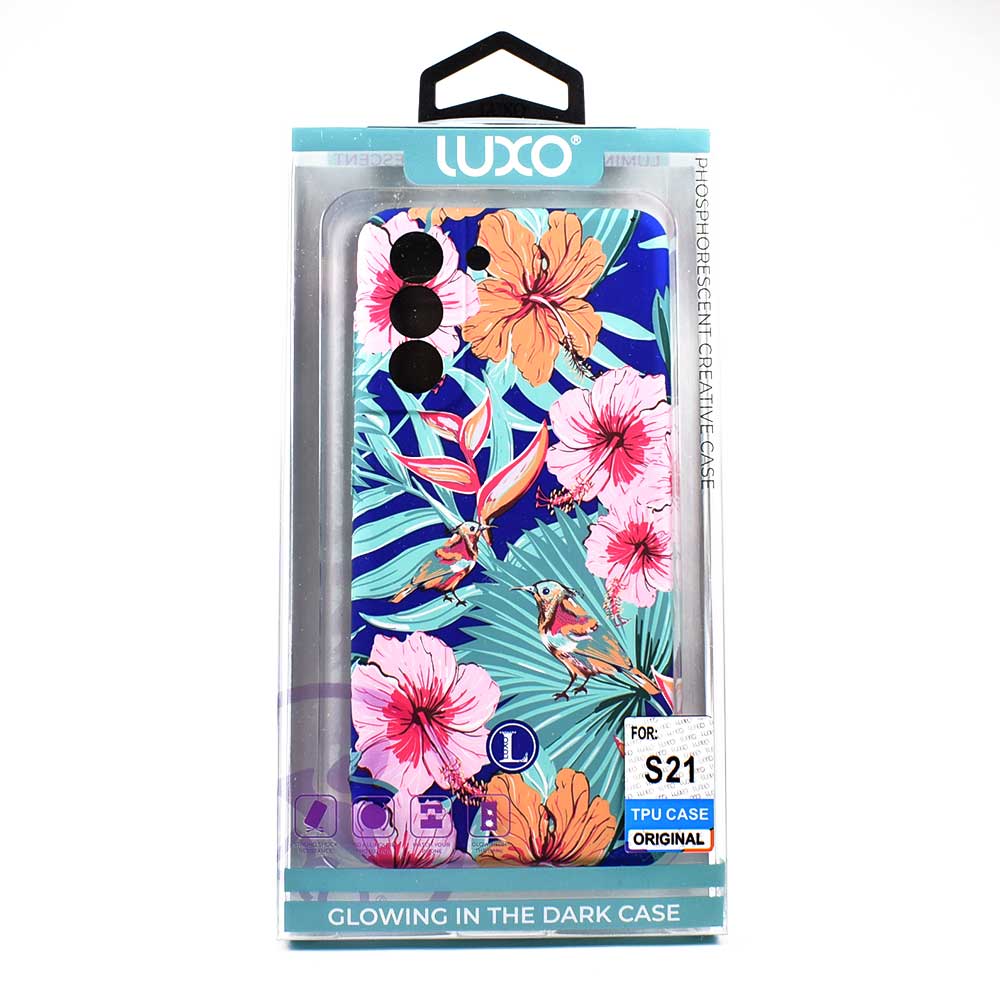 Екзотичен Калъф за Samsung S21 Plus, Luxo Natural Case, Цветен (4)