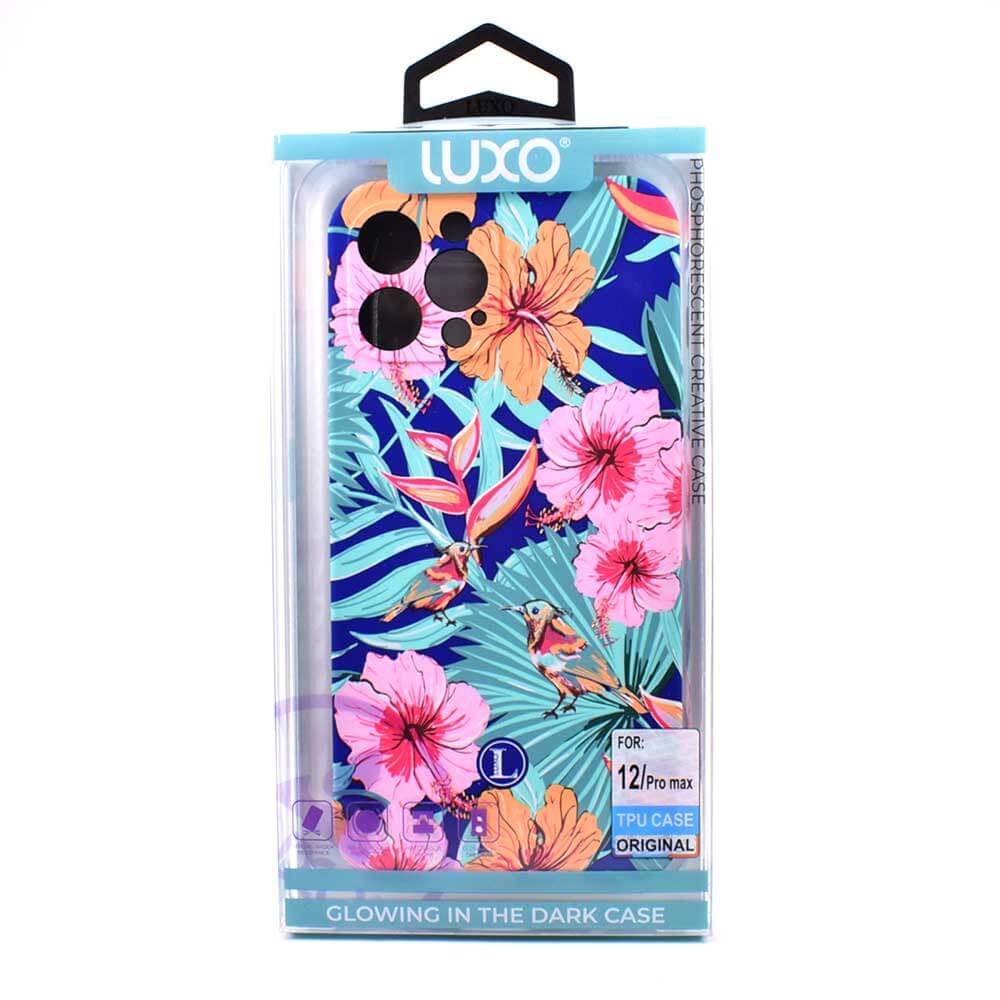 Екзотичен Калъф за iPhone 12 Pro Max, Luxo Natural Case, Цветен (4)