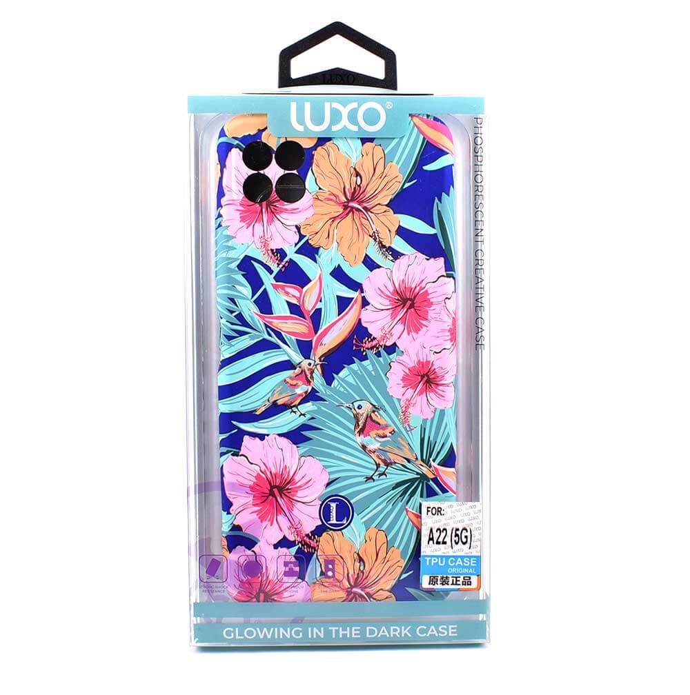 Екзотичен Калъф за Samsung A22 5G, Luxo Natural Case, Цветен (4)