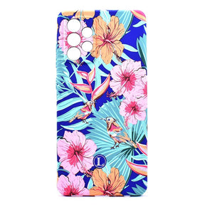 Екзотичен Калъф за Samsung A72, Luxo Natural Case, Цветен