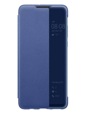 Оригинален Активен Калъф за Huawei P30 Lite Smart View Book Case, Син