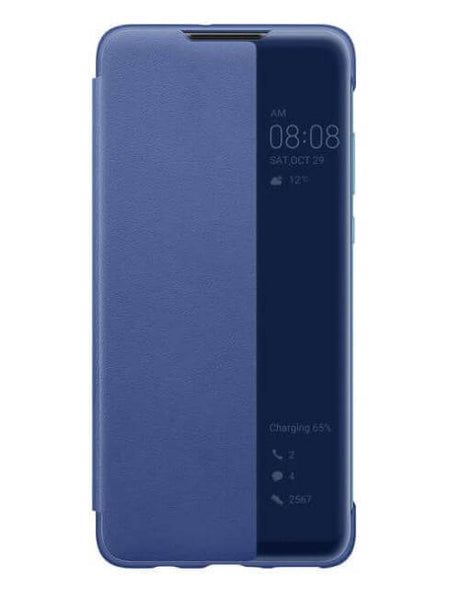 Оригинален Активен Калъф за Huawei P30 Lite Smart View Book Case, Син